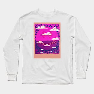 Set The Vibes - Purple Colorway Long Sleeve T-Shirt